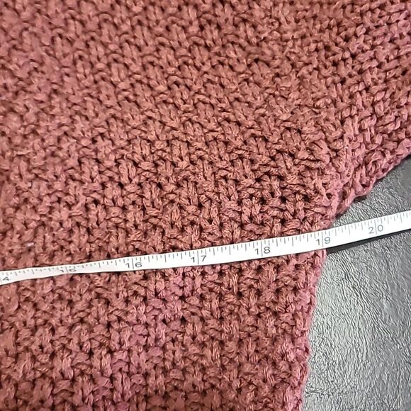 Dreamers Women's red knit open cardigan size M boho Urban casual preppy - Picture 7 of 10